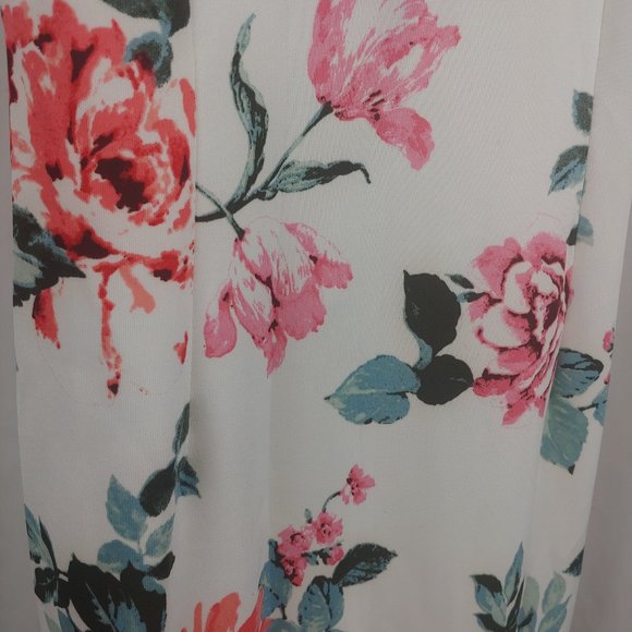 Design Lab - Printed Hi LO Floral Mermaid Dress - Picture 5 of 8